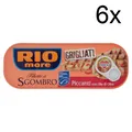 Produktbild: 6x Rio Mare filetti di Sgombro scharf gegrillte Makrelenfilets mit Olivenöl