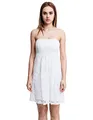 Produktbild: Urban Classics Damen Damesjurk met vetersluiting Kleid, WeiÃƒŸ (White 220), L EU