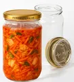 Produktbild: Kimchi Behälter – 2L großes Fermentierglas für Kombucha Kimchi Kefir – Einmac...