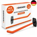 Produktbild: Gakago Reifenhalter Wandhalterung – 4er Felgenhalter Wand Set inkl. Schrauben &