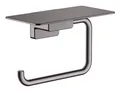 Produktbild: Hansgrohe AddStoris Toilettenpapierhalter mit Ablage - Brushed Black Chrome - 41772340