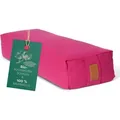 Produktbild: DoYourYoga Yoga-Bolster Paravati gefüllt Buchweizen pink eckig - Rosa