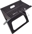 Produktbild: Blaupunkt GC201 - Tragbarer Grill mitklappbaren Beinen und Griff, Oberfläche de Grill de 42,5 x 26,5 cm, Rahmen de Stahl mit Pulverbeschichtung de