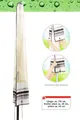 Produktbild: Florabest Sonnenschirm-Schutzhülle Florabest Sonnenschirm Schutzhülle Schwarz/Weiß Hülle Ø 3m (1-St)