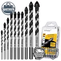 Produktbild: Fliesenbohrer Set 10-teilig Glasbohrer 7 Größen 1/8