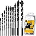 Produktbild: Fliesenbohrer Set 10-teilig 1/8