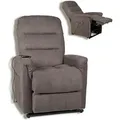 Produktbild: TV-Sessel - graubraun - mit Motor und Aufstehhilfe