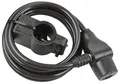 Produktbild: FISCHER Kabel-Fahrradschloss Länge: 1.800 mm schwarz