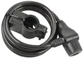 Produktbild: FISCHER Kabel-Fahrradschloss, Länge: 1.800 mm, schwarz