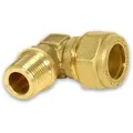 Produktbild: Messing-Klemmverschraubung für Kupferrohre 90° Winkel mit AG konisch, verschiedene Varianten (Ausführung: 22 - 1''AG)