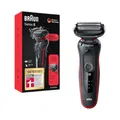 Produktbild: Braun Series 5 Elektrorasierer Wet & Dry Herrenrasierer EasyClean Rot 100% Neu