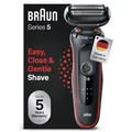 Produktbild: Braun Series 5 Rasierer für Herren, Elektrorasierer, EasyClean, Wet & Dry, wiede
