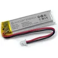 Produktbild: Lithium Polymer Akku innCraft Energy 300mAh 3.7V, 40x12x6 Modell 601240 2P Molex 51021-020 1.25mm Anschluss