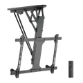 Produktbild: LogiLink Electric Fold-Down TV Ceiling Mount with Remote - Klammer - für LCD-TV / gekrümmter LCD-TV (motorisiert) - Kunststoff, Stahl - Schwarz - Bildschirmgröße: 81.3-177.8 cm (32