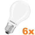 Produktbild: 6 x Osram E27 BASE Classic LED Lampe Warmweiß 4W wie 40W