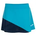Produktbild: Joma Tennisrock Montreal (mit Innenhose, optimale Bewegungsfreiheit) türkis/marineblau blau XL
