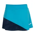 Produktbild: Joma Tennisrock Montreal (mit Innenhose, optimale Bewegungsfreiheit) türkis/marineblau Damen, Größe: XL