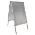 Produktbild: Plakatständer Aluminium A2 -  Infoständer - Clipsystem - Werbetafel