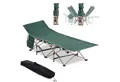 Produktbild: Outsunny Feldbett mit Aufbewahrungstasche (Campingbett, 1-St., Campingliege) für Garten, Balkon, Grün
