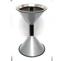 Produktbild: Stand Aschenbecher SZ 70x40cm silbermetallic SZAGATO Made in Germany Aschenbecher für draußen mit Deckel Standaschenbecher Stand Aschenbecher outdoor