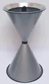 Produktbild: SZ Metall Standaschenbecher silbermetallic