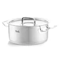 Produktbild: Fissler Original-Profi Collection/Braten-Topf (Ø 24 cm, 4,6 Liter) Edelstahl-Kochtopf, Bräter mit Metall-Deckel - Induktion