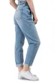 Produktbild: SUBLEVEL Paperbag-Hose Damen Jeans Mid Waist elastisch Moderne Hose