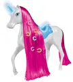 Produktbild: Simba Steffi Love Sparkle Unicorn, Einhorn mit leuchtendem Horn und Sattel, mit Haarclips und Bürste, für 29cm Spielpuppen, Puppe Nicht enthalten, ab 3 Jahren
