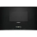 Produktbild: Siemens Einbau-Mikrowelle Schwarz Edelstahl BF722R1B1 - Schwarz