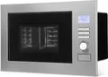 Produktbild: Bomann® Einbaumikrowelle mit Grill und Heißluft | 60cm | inkl. Grillrost und Drehteller | 25L Einbau Mikrowellengerät | MWG 3001 H EB inox