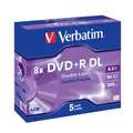 Produktbild: Verbatim DVD+R 8,5 GB 5er Jewel Case 43541