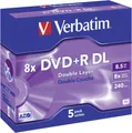 Produktbild: Verbatim 43541 DVD+R DL Rohling 8.5GB 5 St. Jewelcase