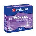 Produktbild: 43541 Verbatim VB-DPD55JC DVD+R DL 120 mm Schmuckschatulle 5 Stück(e) 8 5GB ~D~