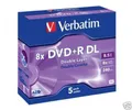 Produktbild: 10 Verbatim Rohlinge DVD+R Double Layer 8,5GB 8x Jewelcase