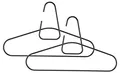 Produktbild: Zone Denmark A-Hanger Bügel 2 Stck., Metall, Schwarz