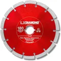 Produktbild: LXDIAMOND Diamant-Trennscheibe 180mm - kompatibel mit Lamello Tanga DX200 Fensterfräse Montagefräse - Diamantscheibe für Beton Mauerwerk Ziegel Stein Universal - 180 mm in Profi Qualität