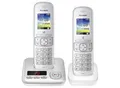 Produktbild: Panasonic Schnurloses Telefon-Set mit Anrufbeantworter KX-TGH722GG silber
