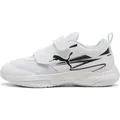 Produktbild: PUMA Varion II V Junior Kinder-Hallenschuhe 108106 11 Weiß/Schwarz, Schuhgröße:33 EU - Weiß/Schwarz - 33