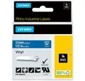 Produktbild: DYMO Druckerband Schriftband RHINO 1805243, 12 mm weiß auf blau