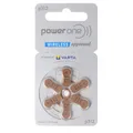Produktbild: Power one Batterie Zinc Air, 312, 1.4V Retail Blister (6-Pack) Hörgerätebatterie