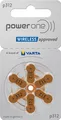 Produktbild: 6 x Varta Power One Hörgerätebatterien 1,45V P312 6er-Pack PR41