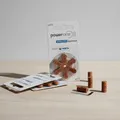 Produktbild: 6x Power One 312 Hörgerätebatterien PR41 A312  Varta  Braun  NEU & OVP