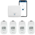 Produktbild: Homematic IP Heizungssteuerung für 4 Heizkörper zur Einzelraumregelung mit App., Weiß (Thermostat Basic)