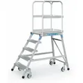 Produktbild: ZARGES Podesttreppe einseitig 5 Stufen