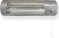Produktbild: Nedis HTBA10GY, Wandmontierter Terrassenheizer, Grau, Metall, 1200 W, 12 m², IPX4