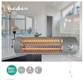 Produktbild: Nedis Infrarot Quarzstrahler 1200W Wandheizstrahler Badezimmer Heizstrahler #P
