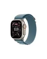 Produktbild: Apple Watch Ultra 3 Titan Cell Natur Alpine Loop blau L Smart (MEWP4QF/A)