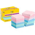 Produktbild: Post-it Super Sticky Notes Soulful Collection Haftnotizen extrastark farbsortiert, 12 Blöcke