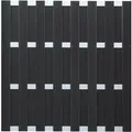 Produktbild: GroJa Sichtschutzzaun-Element Quadratisch Anthrazit 180 cm x 180 cm