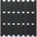 Produktbild: GroJa Fertigzaun Quadratisch 180X180 Anthrazit - Grau